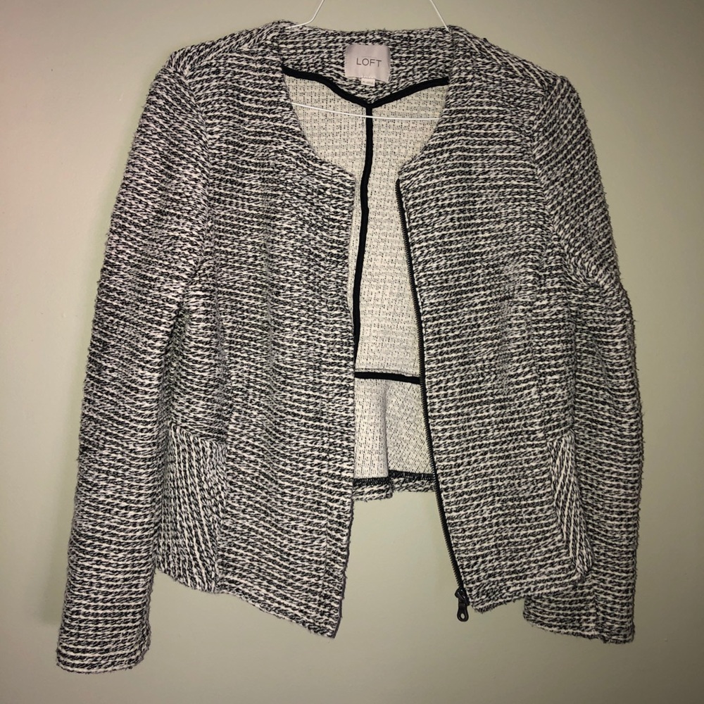 Loft tweed cropped jacket